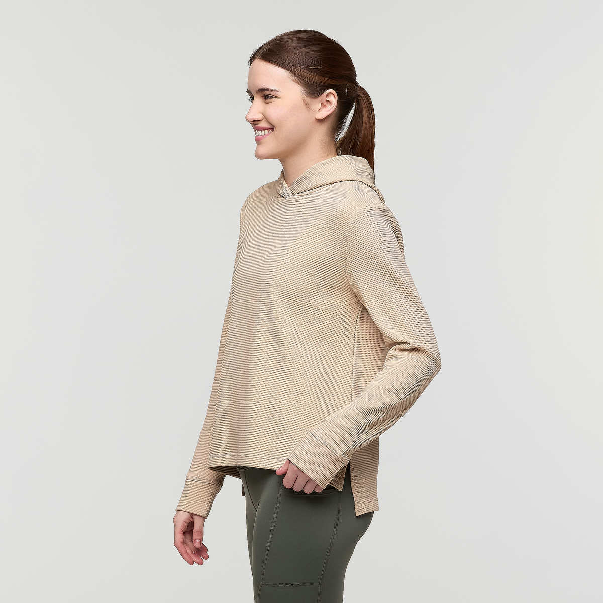 Atajo Long-Sleeve Waffle Hoodie - Women's - Image 3